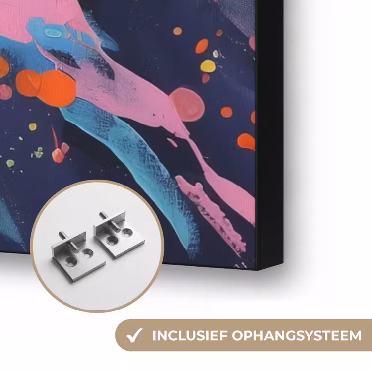 Art Frame - Bloemexplosie - Felle spatten - Dynamisch — 6