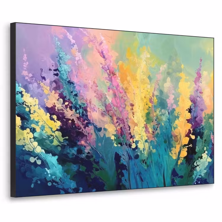 Art Frame - Dromerige - Langgerekte bloemen — 1