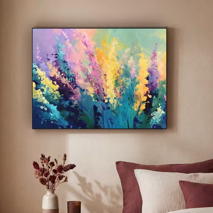 Art Frame - Dromerige - Langgerekte bloemen — 3