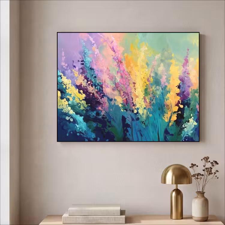 Art Frame - Dromerige - Langgerekte bloemen — 5
