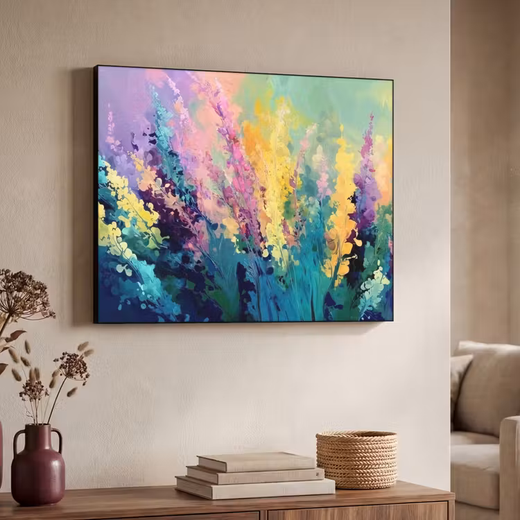 Art Frame - Dromerige - Langgerekte bloemen — 7