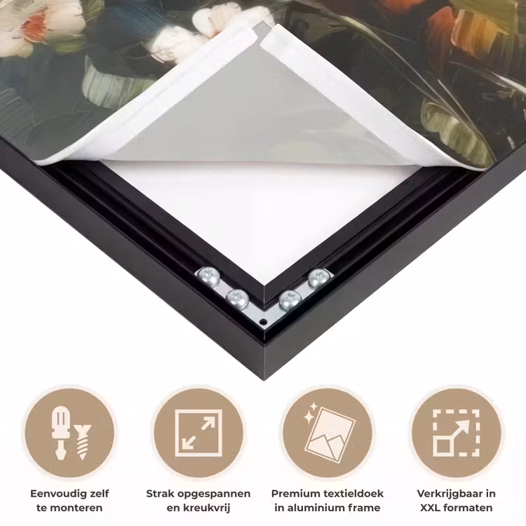 Art Frame - Vrolijk boeket - Dynamisch - Subtiele kleurspatten — 8