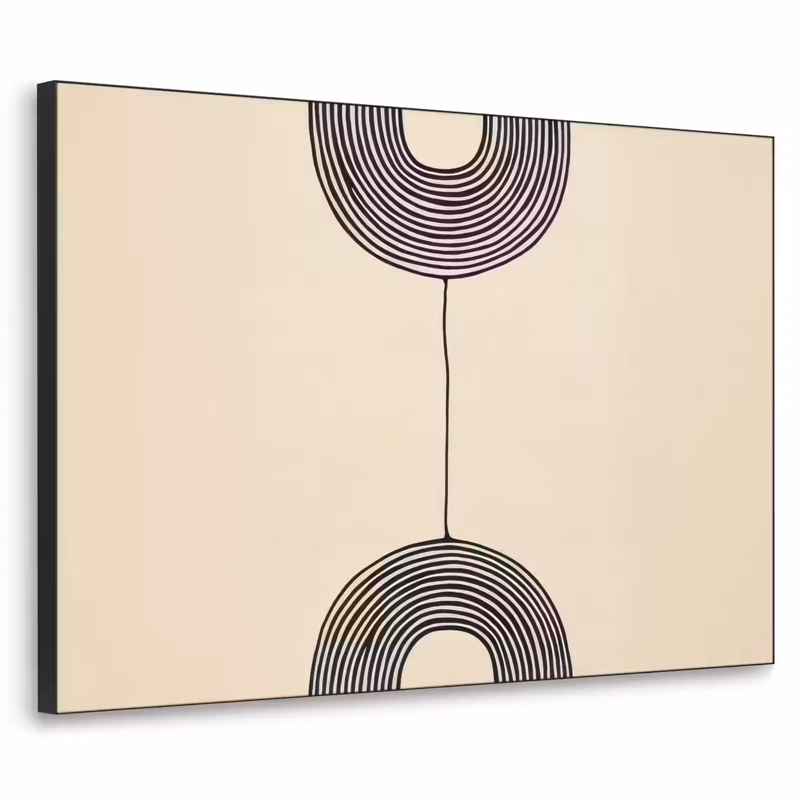 Art Frame - Geometrische bogen - Minimalistisch - Symmetrisch — 1