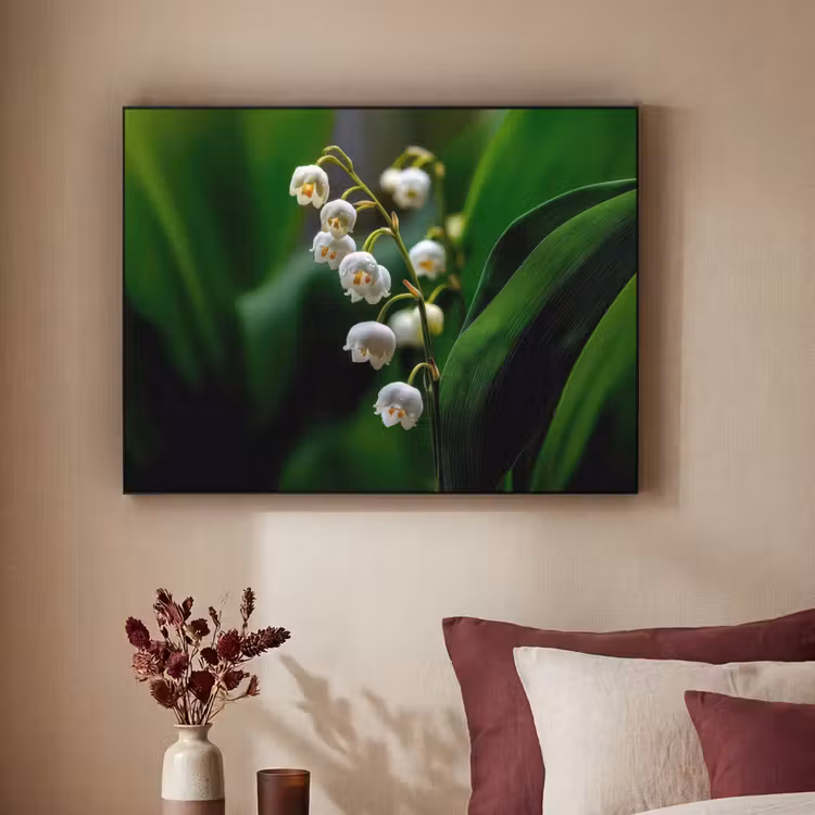 Art Frame - Bloemen - Wit - Bladeren - Lelietjes — 3