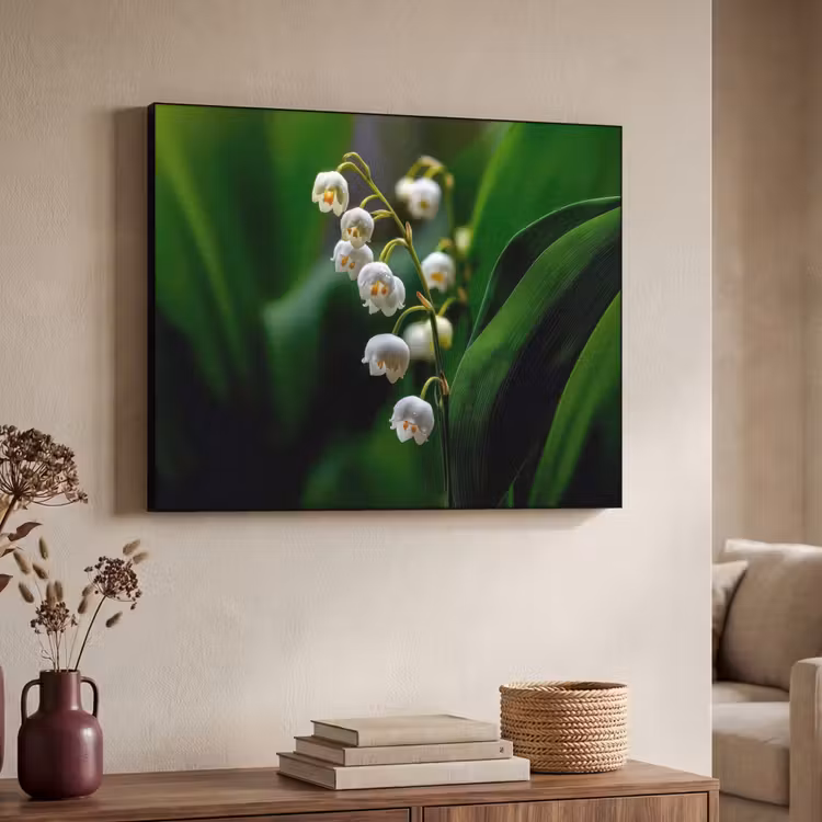 Art Frame - Bloemen - Wit - Bladeren - Lelietjes — 7