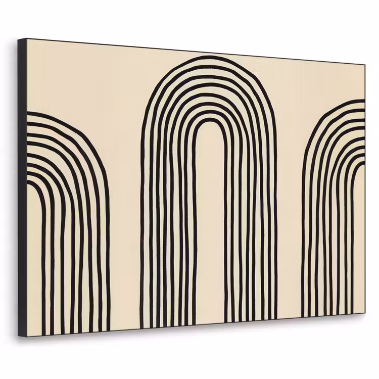Art Frame - Boogvormen - Zwart - Strak — 1
