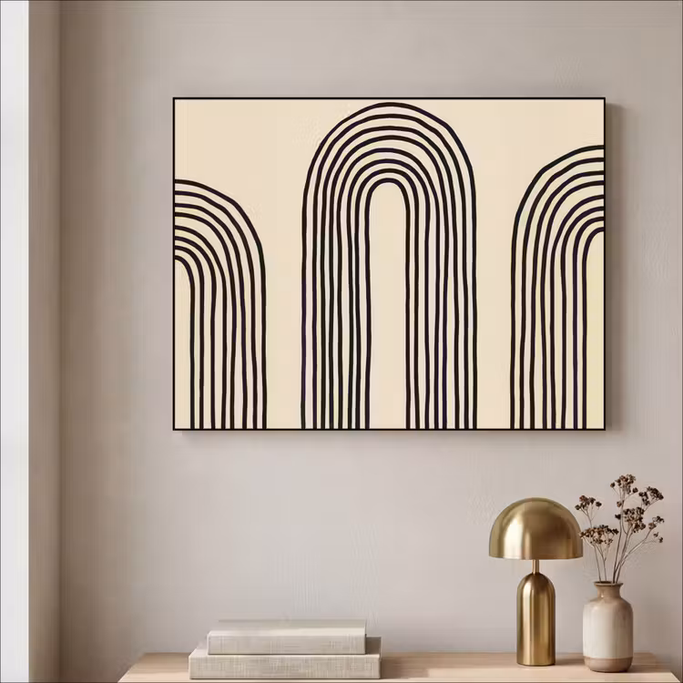 Art Frame - Boogvormen - Zwart - Strak — 5