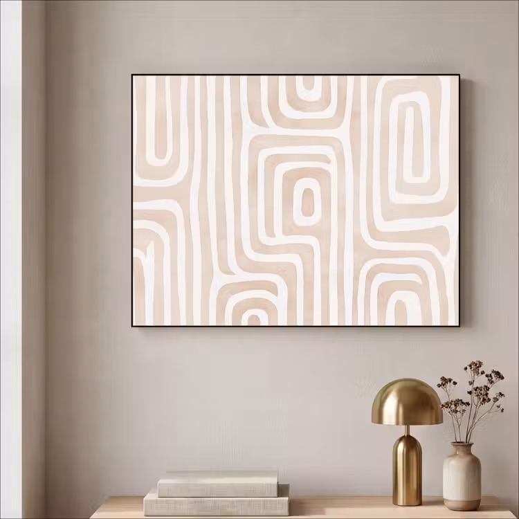 Art Frame - Decoratief - Labyrint - Beige — 5