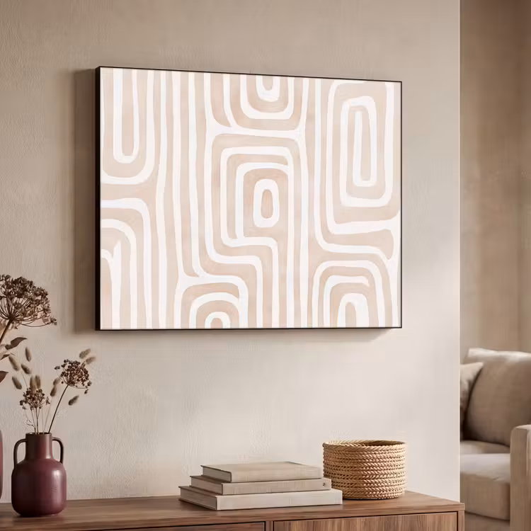 Art Frame - Decoratief - Labyrint - Beige — 7