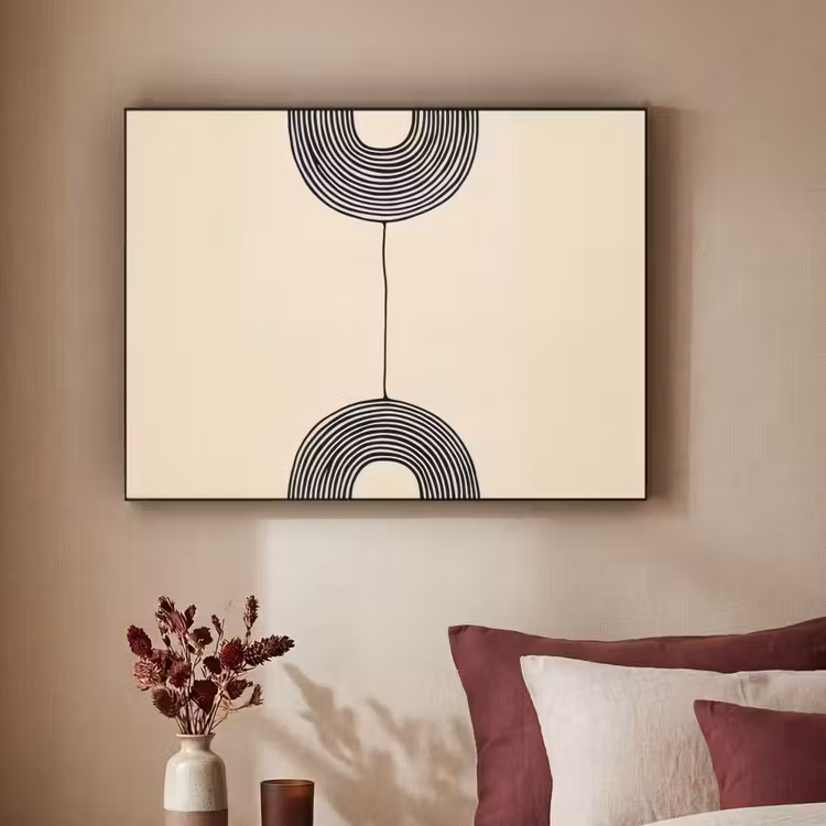 Art Frame - Geometrische bogen - Minimalistisch - Symmetrisch — 3