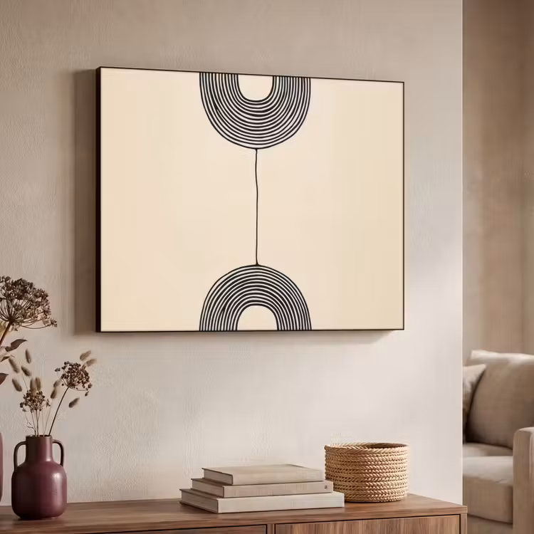 Art Frame - Geometrische bogen - Minimalistisch - Symmetrisch — 7