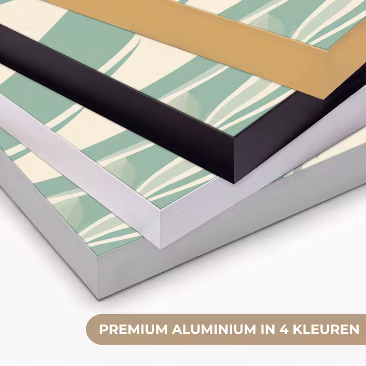 Art Frame - Organische lijnen - Mintgroen - Marmer — 2