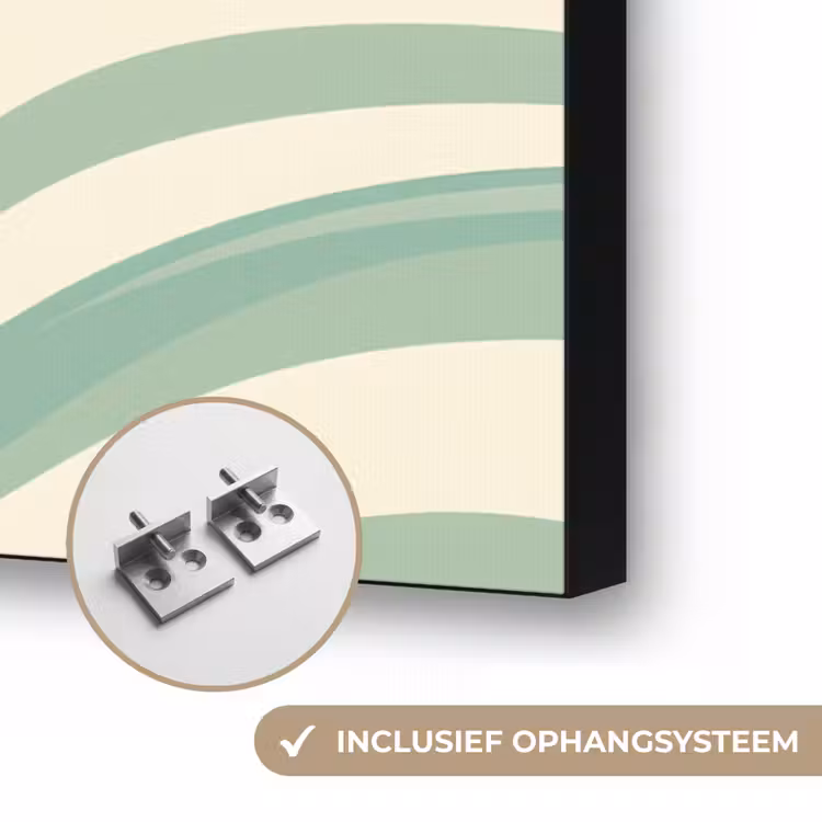 Art Frame - Organische lijnen - Mintgroen - Marmer — 6