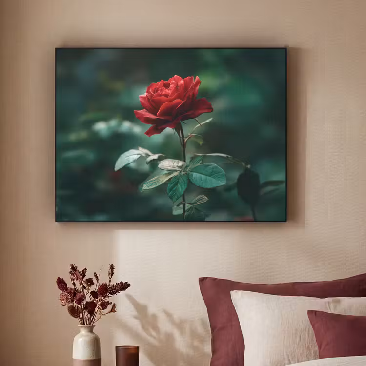 Art Frame - Roos - Bladeren - Dieprood — 3