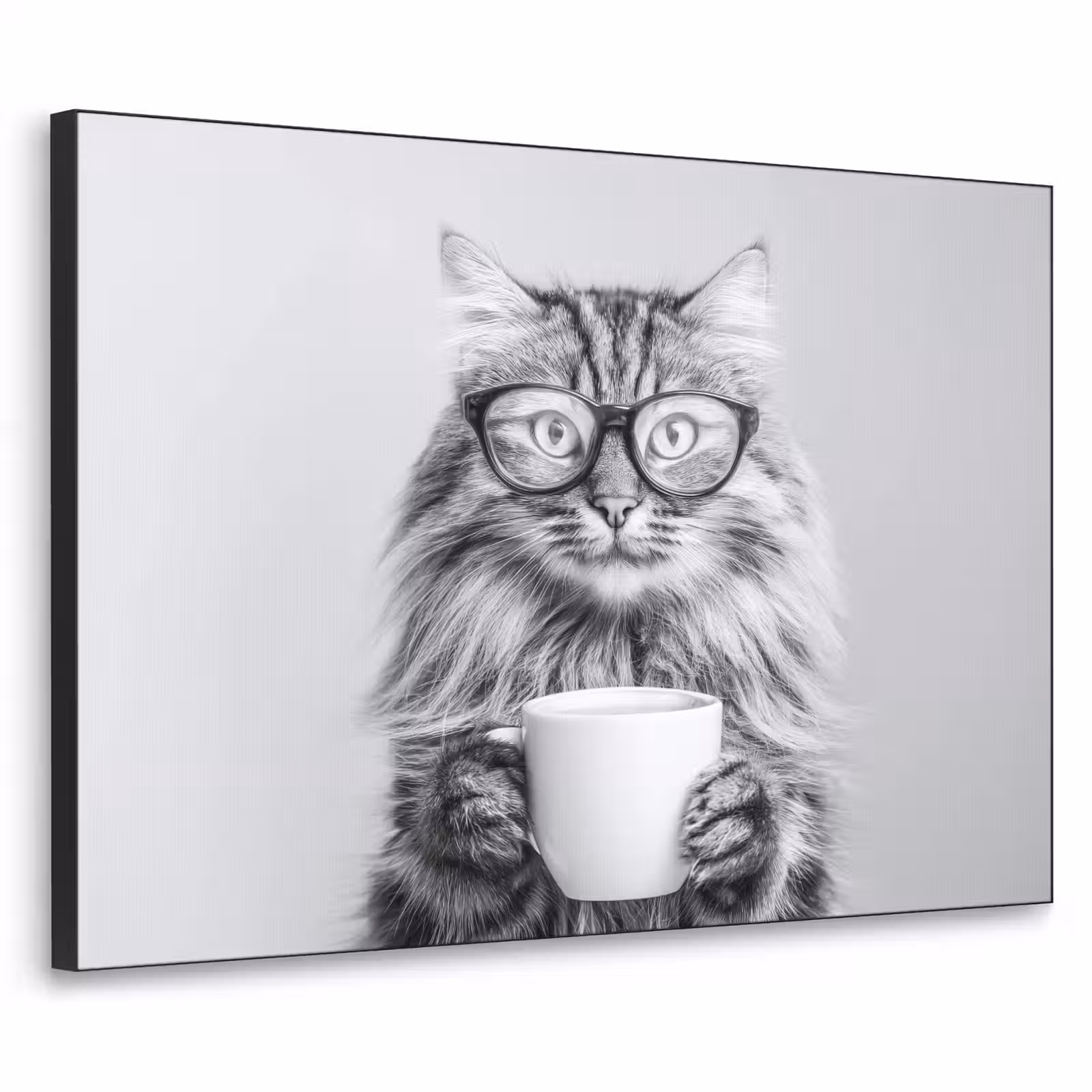 Art Frame - Kat - Bril - Mok - Pluizig — 1