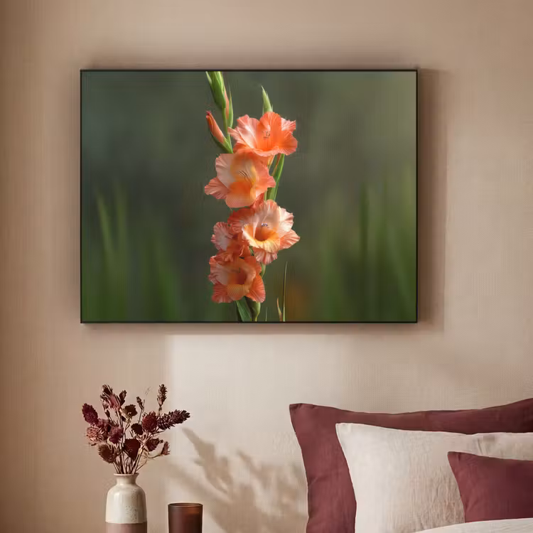 Art Frame - Bloem - Gladiolen - Zalmroze — 3