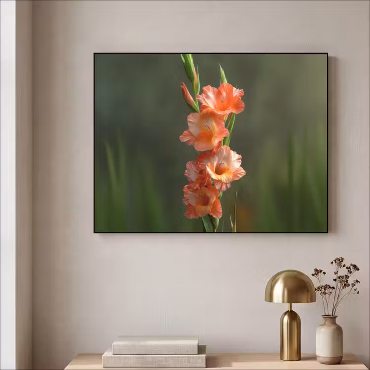 Art Frame - Bloem - Gladiolen - Zalmroze — 5