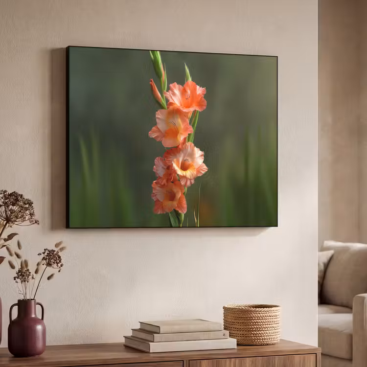 Art Frame - Bloem - Gladiolen - Zalmroze — 7