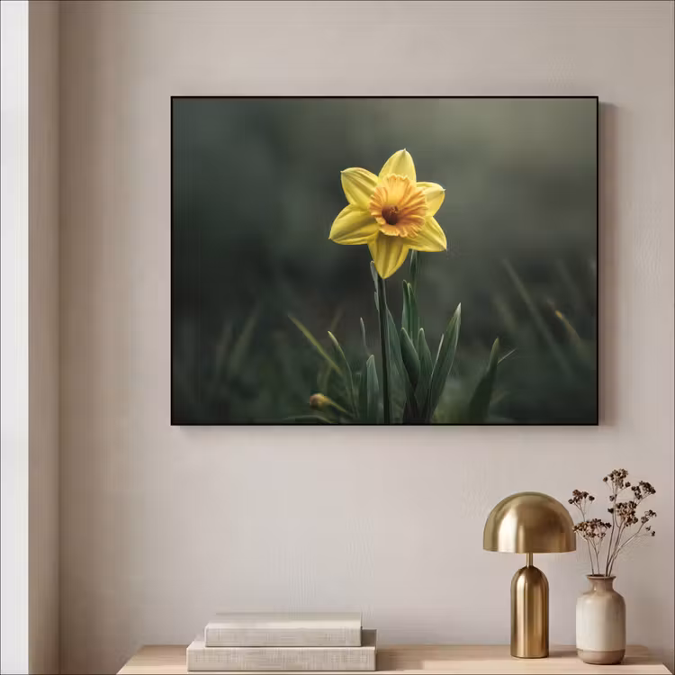 Art Frame - Bloem - Narcis - Gras - Geel — 5