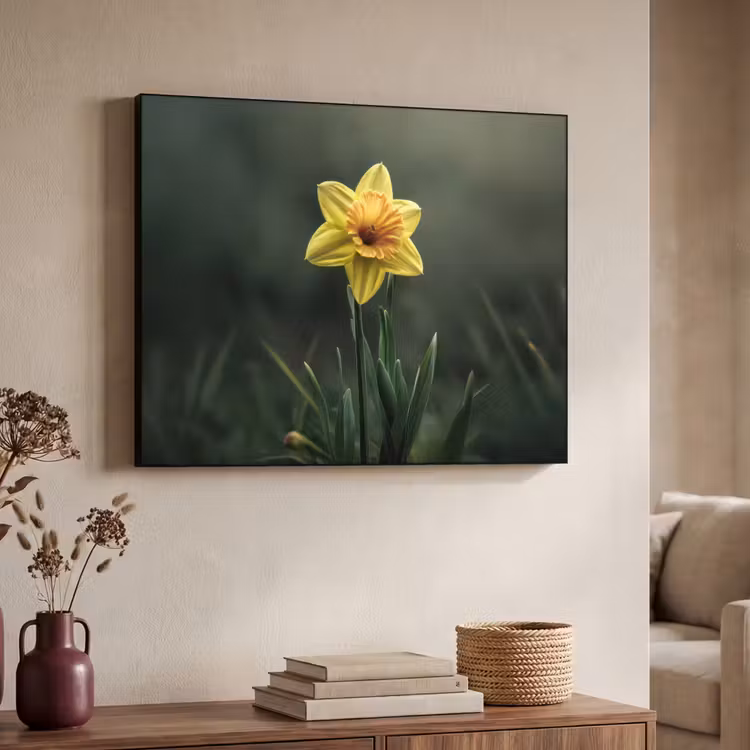 Art Frame - Bloem - Narcis - Gras - Geel — 7