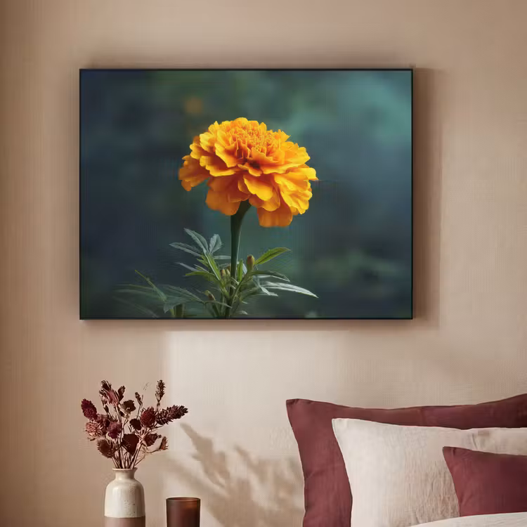 Art Frame - Bloemblaadjes - Afrikaan - Oranje - Wazig — 3