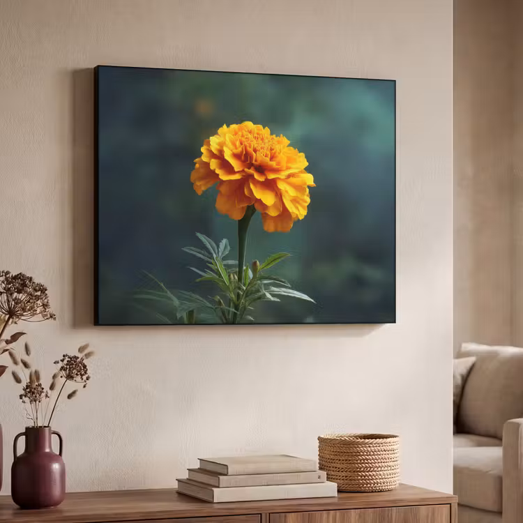 Art Frame - Bloemblaadjes - Afrikaan - Oranje - Wazig — 7