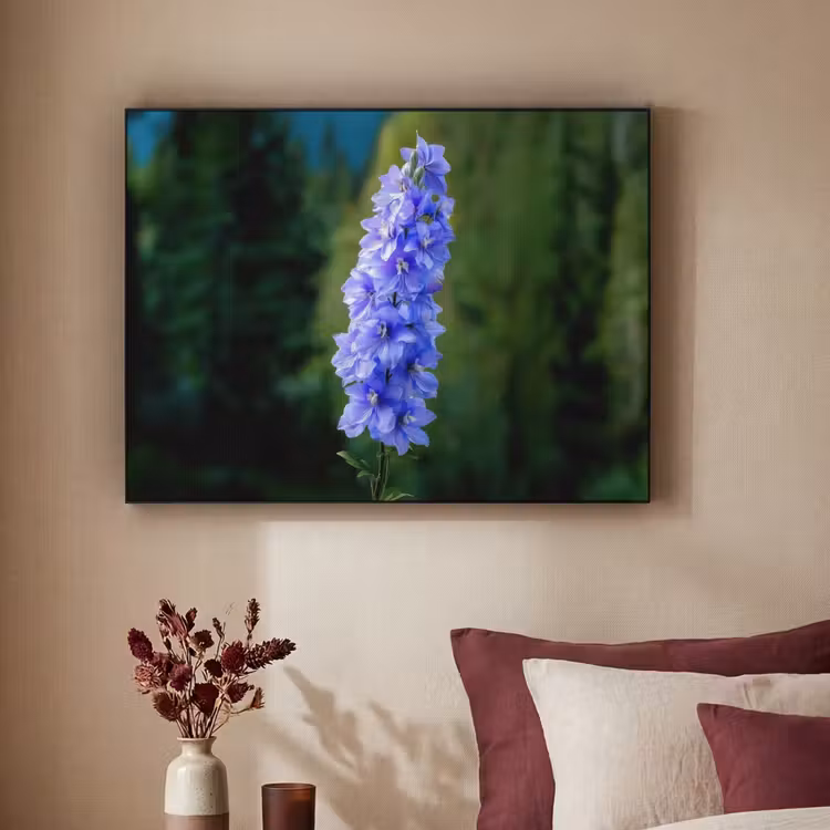 Art Frame - Bloemen - Blauw - Dennenboom — 3