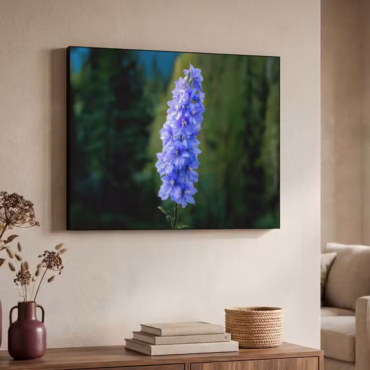 Art Frame - Bloemen - Blauw - Dennenboom — 7