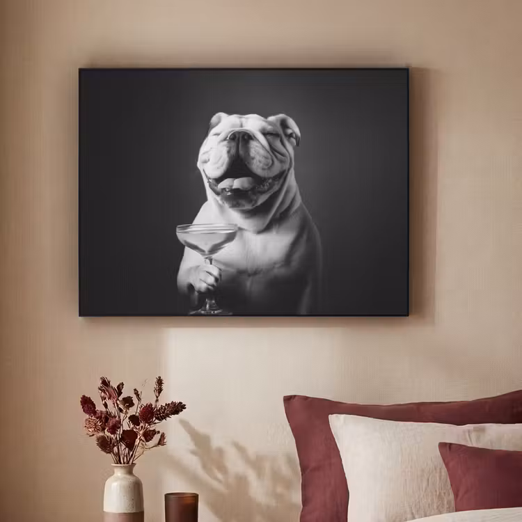 Art Frame - Buldog - Hond - Glas — 3