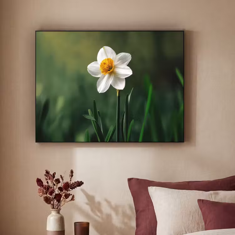 Art Frame - Narcis - Bloem - Wit - Grassprieten — 3