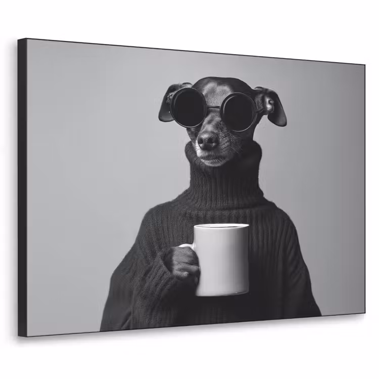 Art Frame - Coltrui - Hond - Bril - Mok — 1