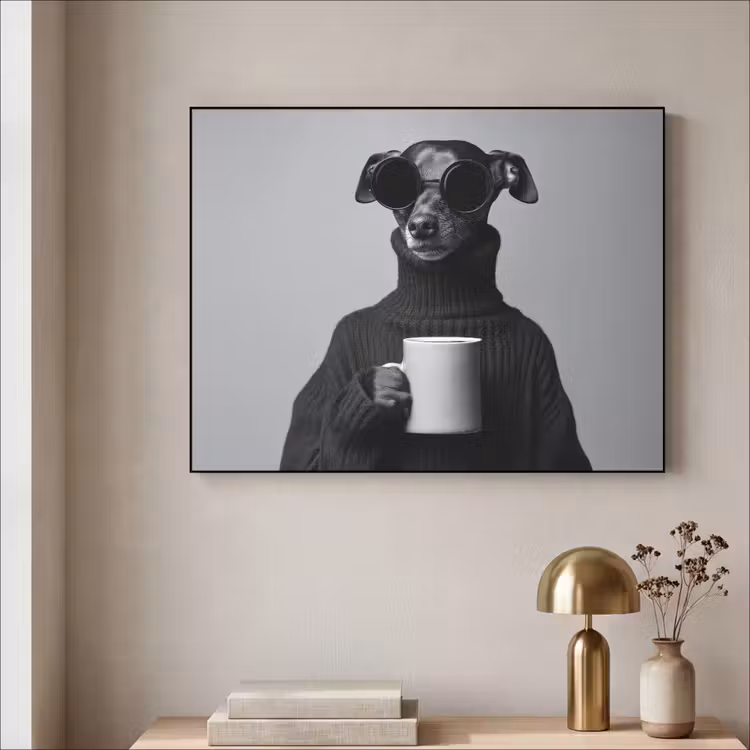 Art Frame - Coltrui - Hond - Bril - Mok — 5