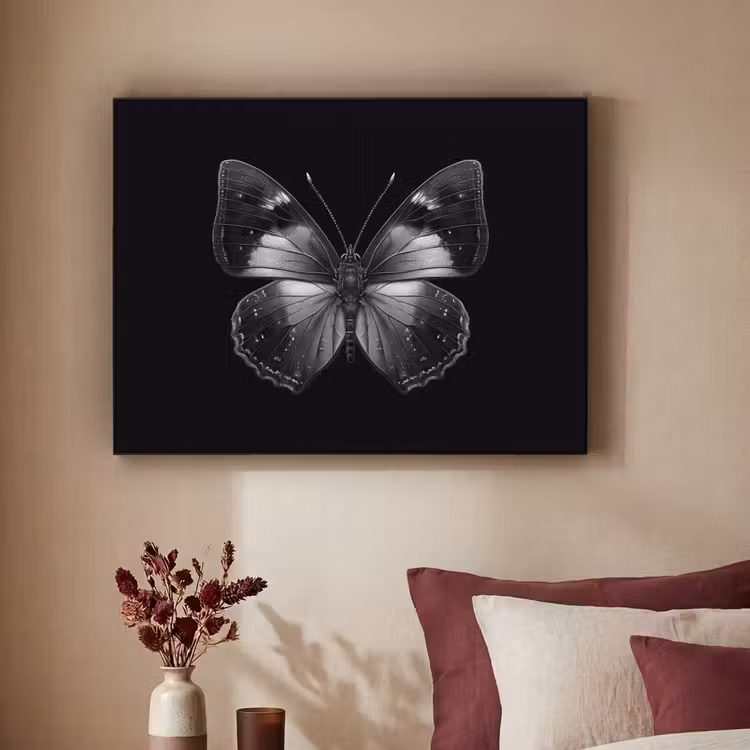 Art Frame - Vlinder - Grijs - Mysterieus — 3