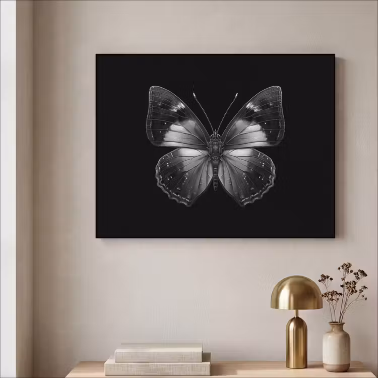 Art Frame - Vlinder - Grijs - Mysterieus — 5
