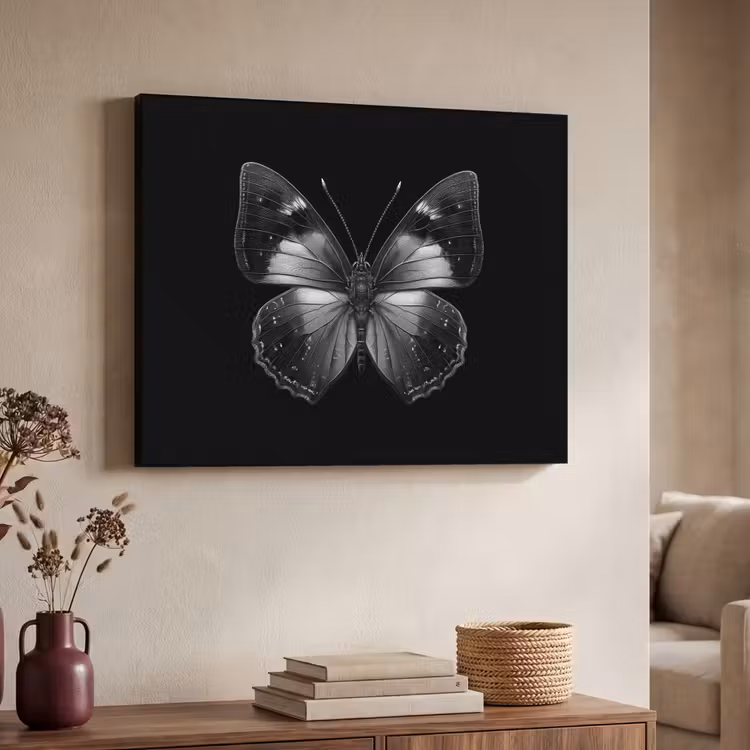Art Frame - Vlinder - Grijs - Mysterieus — 7