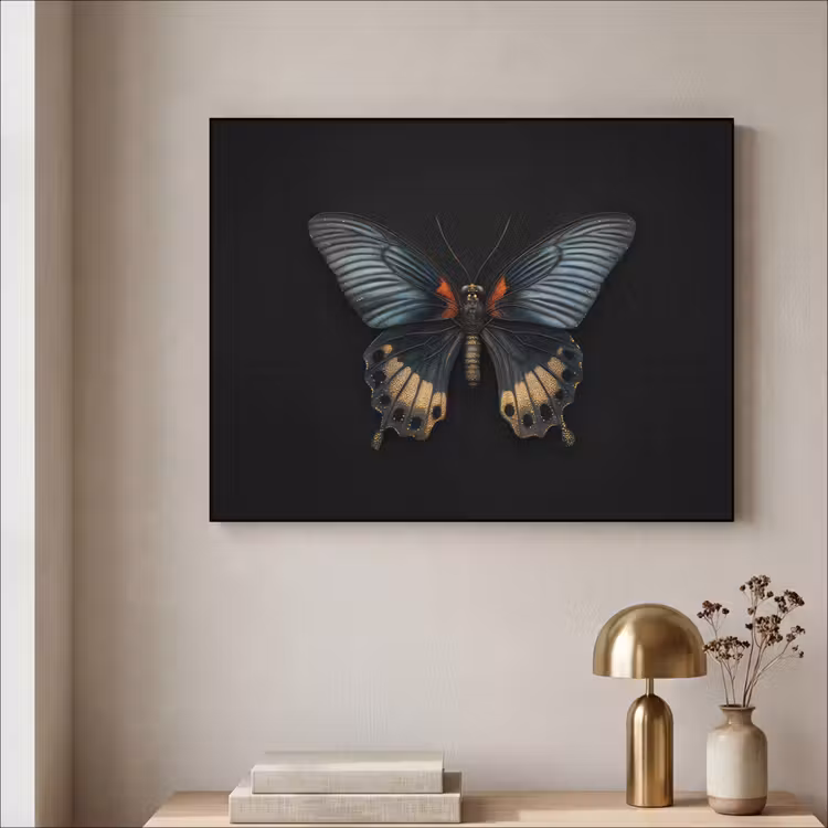 Art Frame - Vlinder - Metaalachtig - Geometrisch patroon — 5