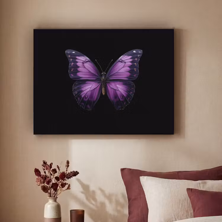 Art Frame - Vlinder - Paars - Levendig — 3