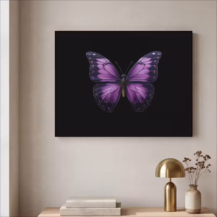 Art Frame - Vlinder - Paars - Levendig — 5