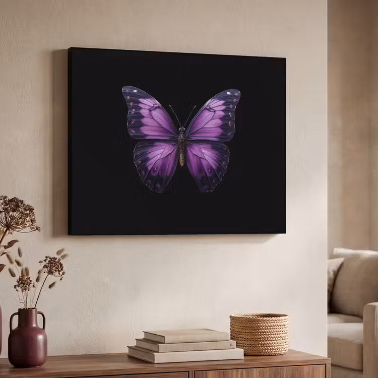 Art Frame - Vlinder - Paars - Levendig — 7