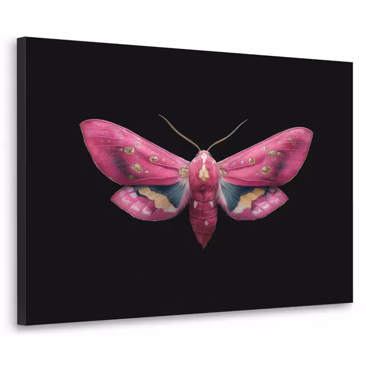 Art Frame - Vlinder - Roze - Nachtvlinder — 1