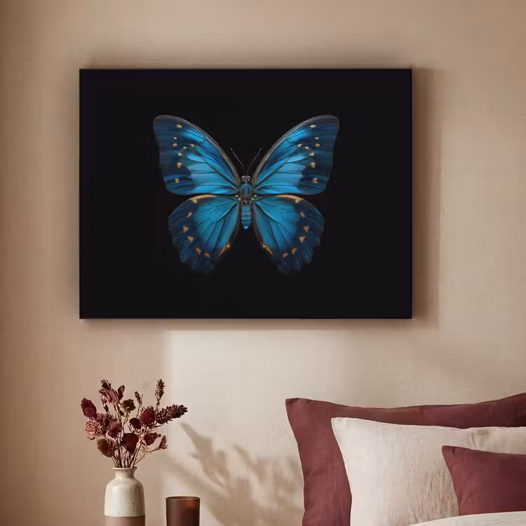 Art Frame - Vlinder - Blauw - Contrast — 3