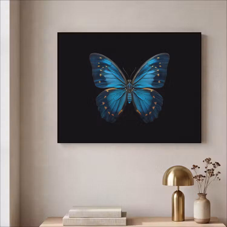 Art Frame - Vlinder - Blauw - Contrast — 5