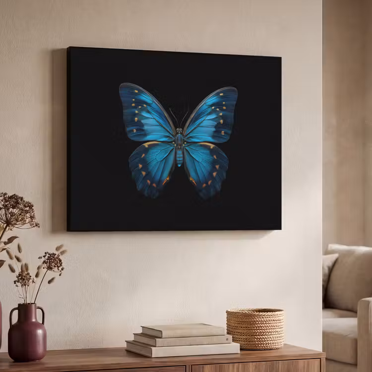 Art Frame - Vlinder - Blauw - Contrast — 7