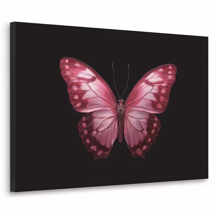 Art Frame - Vlinder - Fuchsia - Grafisch — 1