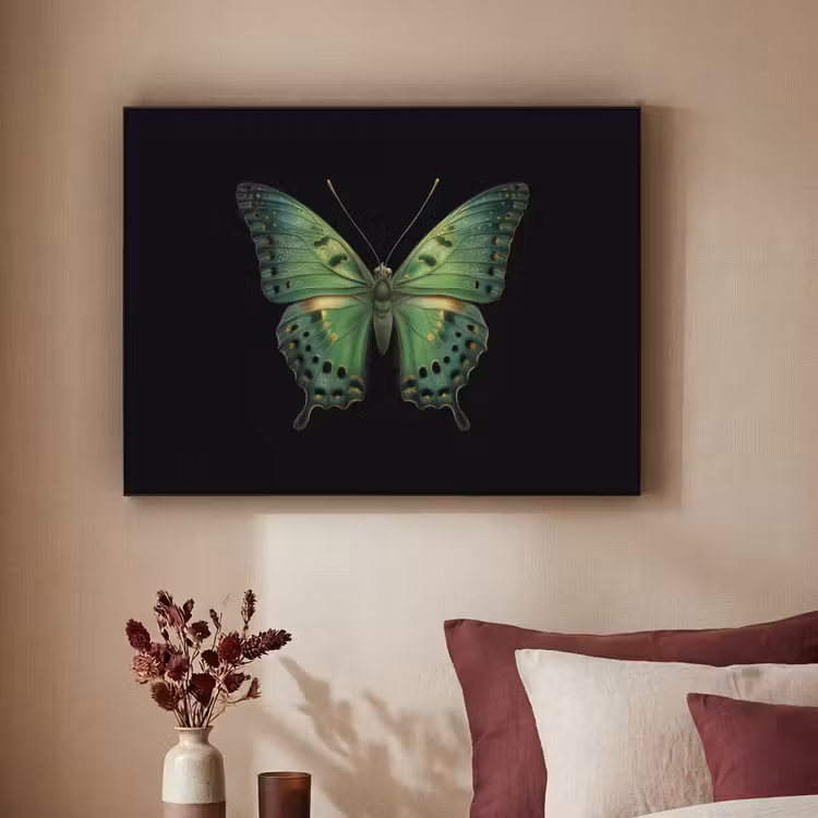 Art Frame - Vlinder - Groen - Diepte — 3