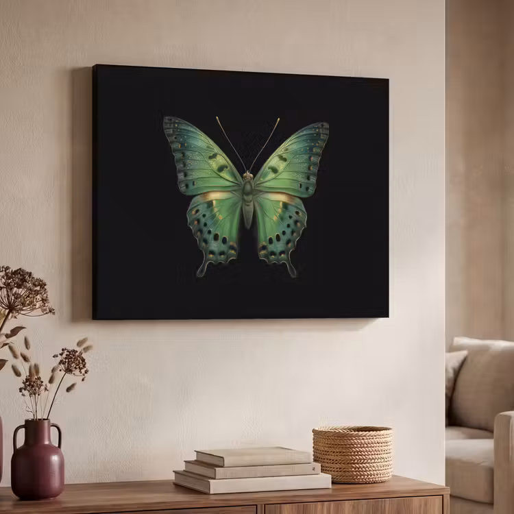 Art Frame - Vlinder - Groen - Diepte — 7