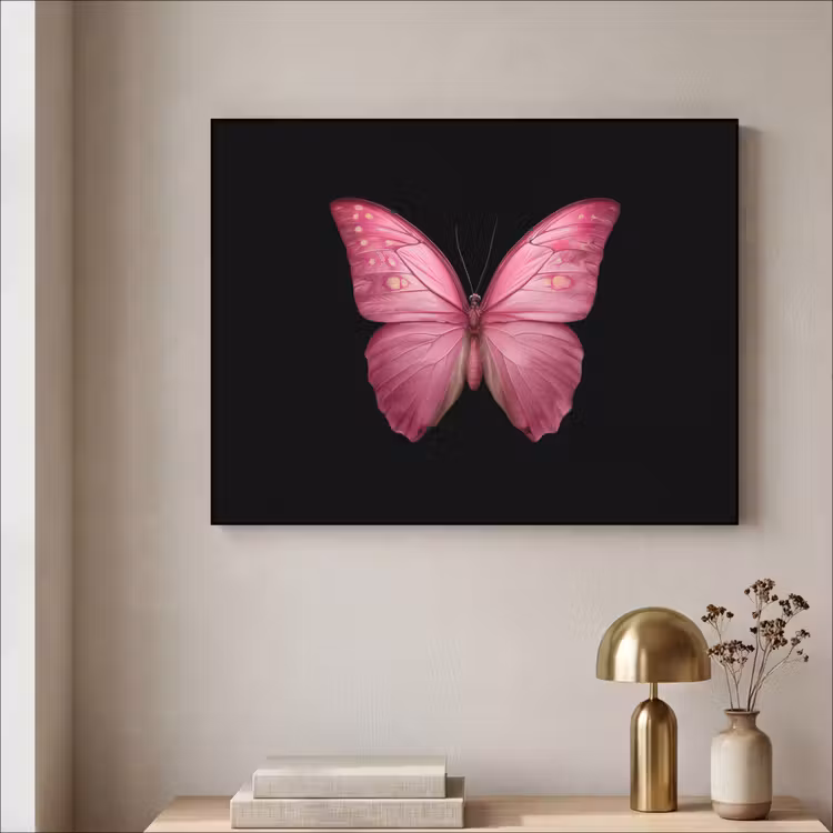 Art Frame - Vlinder - roze - Elegant — 5