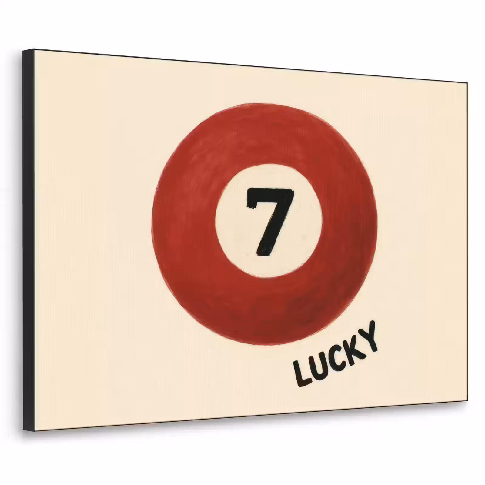 Art Frame - Cirkel - Zeven - Lucky - Rood — 1