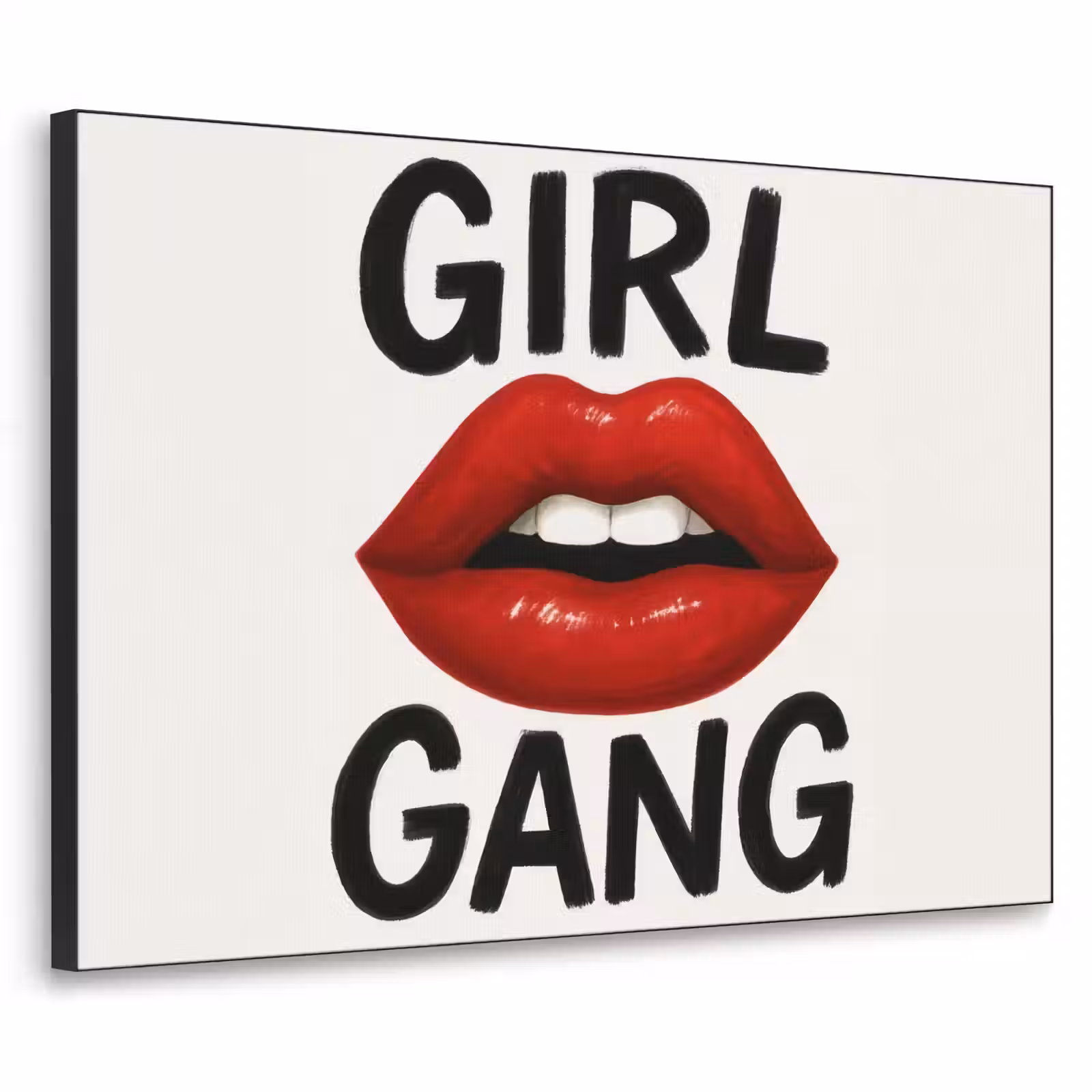 Art Frame - Lip - Girl - Rood - Letters — 1