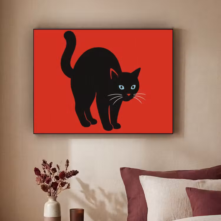 Art Frame - Kat - Zwart - Staart — 3